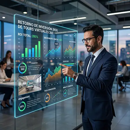 Cómo medir el retorno de inversión (ROI) de un tour virtual 360