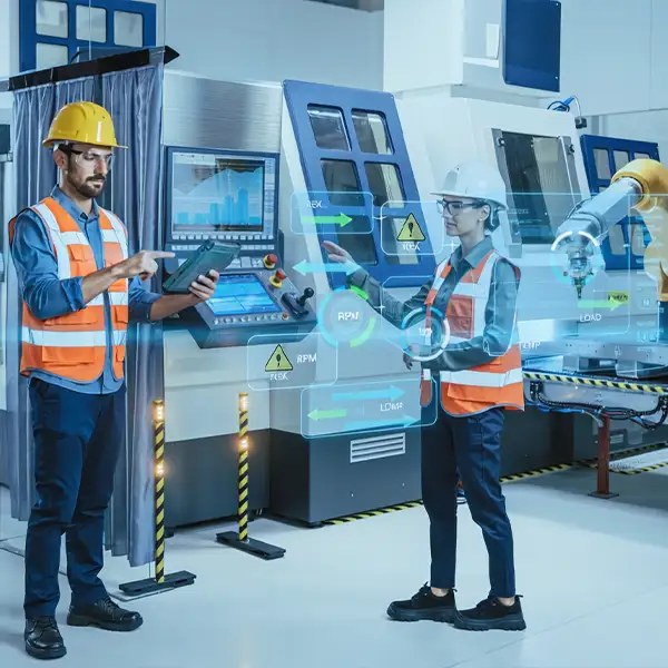 Simulación 3D industrial aplicada a formación y seguridad laboral.