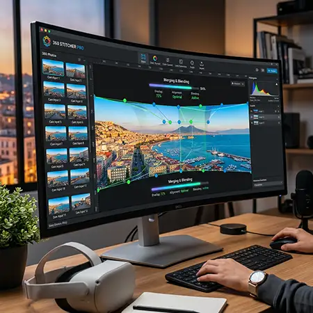Software para stitching y edición de imágenes 360: opciones y ventajas