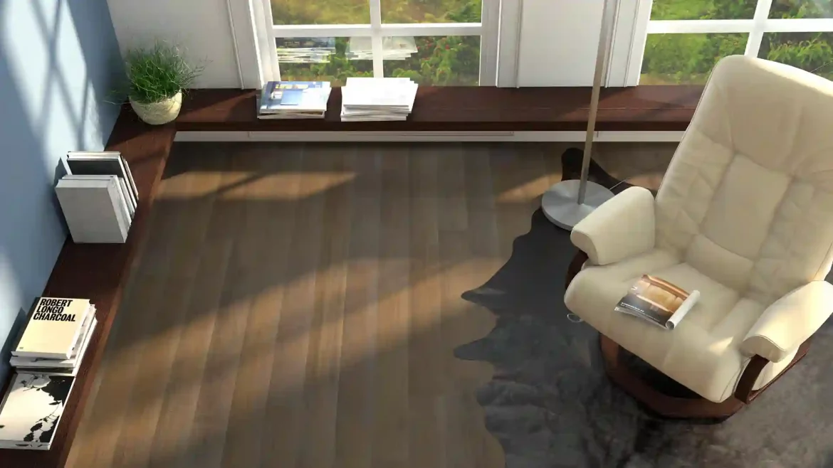 Ejemplo de render profesional arquitectonico para interiores - Simulador 3d de suelos GrupoAudiovisual