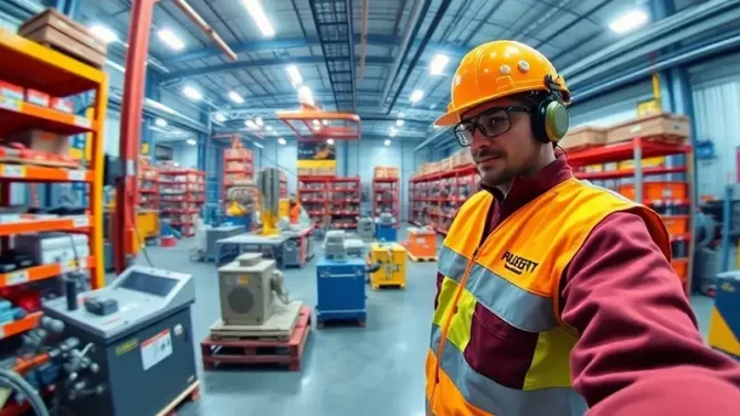 Fotografía 360 profesional para Fábricas e industrias Muestra procesos, instalaciones y medidas de seguridad de forma detallada