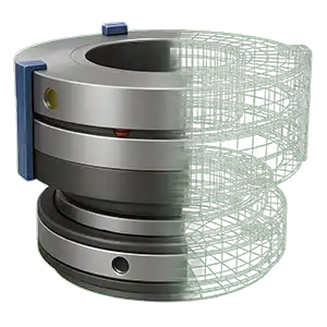 Animación 3D industrial para control de fluidos Grupo Audiovisual Pieza principal 3D