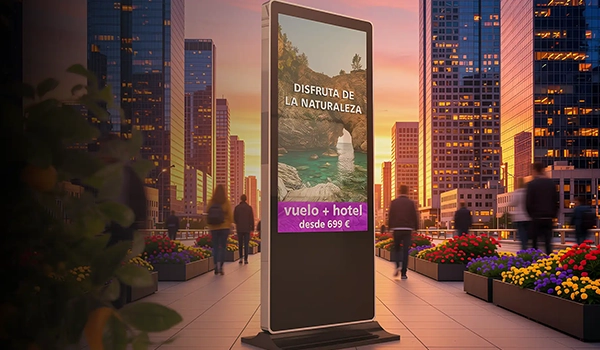 Integraciones 3D en fotografías reales Digital Signage GrupoAudiovisual