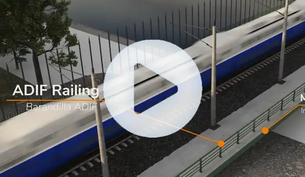 Muestra de trabajos audiovisuales - Animación 3D industrial para el sector acústico y ferroviario GrupoAudiovisual video Viaducto ferroviario con soluciones acústicas