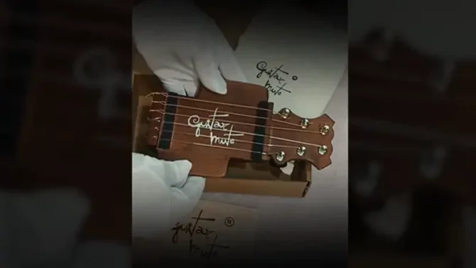 Muestra de trabajos audiovisuales - Vídeo publicitario de producto GuitarMute imagen de proyecto 03 Grupoaudiovisual