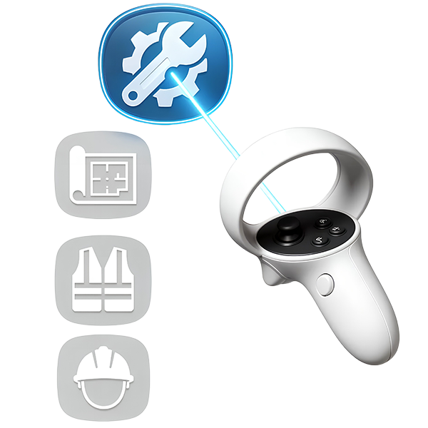 Servicio de Formación inmersiva con realidad virtual para empresas - entornos interactivos 360 y VR en España Grupo Audiovisual Hero image