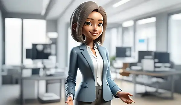 Diseño de personajes 3D para spots publicitarios y vídeos corporativos Grupo Audiovisual