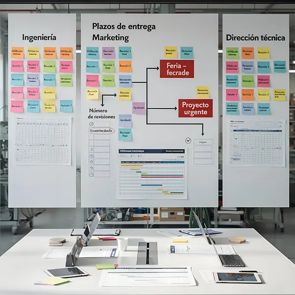Factores que realmente determinan el presupuesto de una animación 3D industrial - Gestión del proyecto y revisiones
