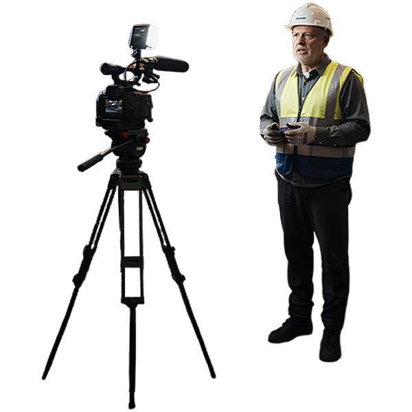 Producción profesional de vídeo testimonial corporativo mostrando clientes satisfechos y experiencias reales para generar confianza y prueba social GrupoAudiovisual