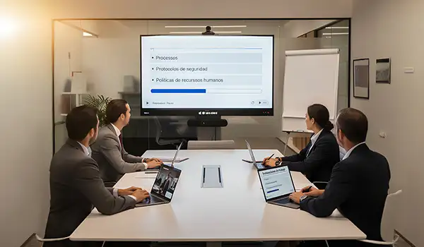 Vídeo informativo interno procesos formación y normas Grupo Audiovisual