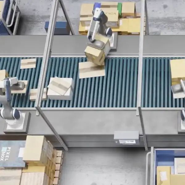 Cómo mostrar el funcionamiento de una línea de producción paso a paso